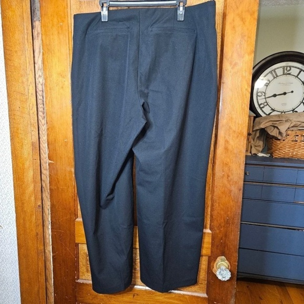Old Navy Black Wide‑Leg High‑Rise Dress Pants Women's 2X Classic Workwear - Picture 3 of 8